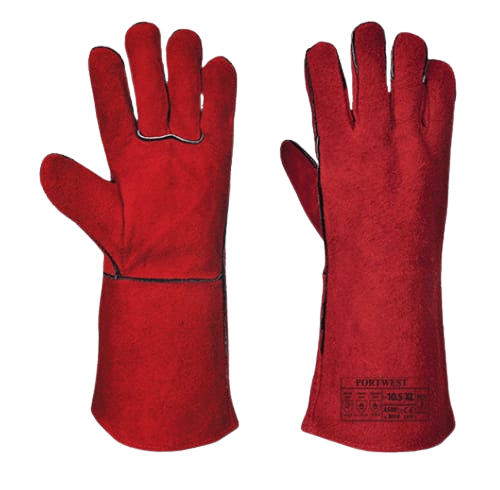 Imagen de GUANTE CUERO DELTAPLUS ROJO