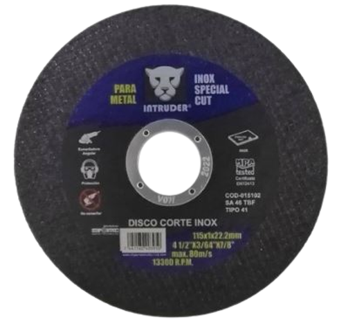 Imagen de DISCO INTRUDER CORTE INOX 4 1/2"x1/16"x7/8"