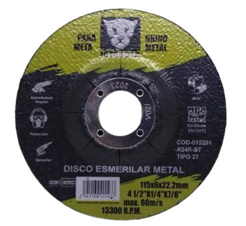 Imagen de DISCO P/DESBASTE METAL 1 1/2"x1/4"