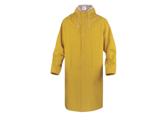 Imagen de CAPOTE PVC AMARILLO P/LLUVIA DELTAPLUS