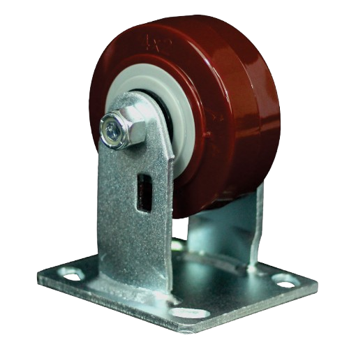 Imagen de RUEDA FIJA 4 X 2" POLIURETANO CON GUARDA HILOS CAPACIDAD 300KG