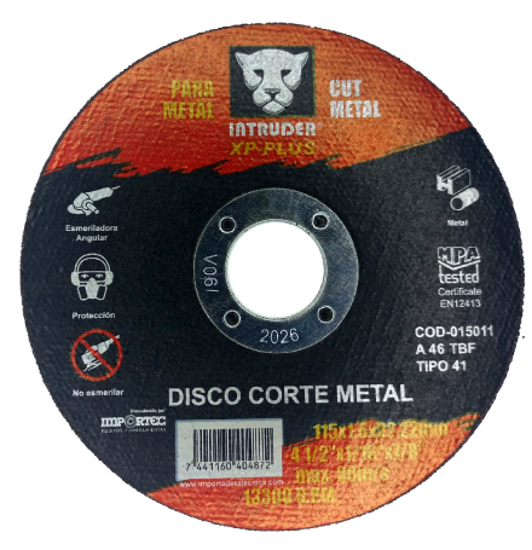 Imagen de DISCO INTRUDER CORTE METAL 4 1/2"  X 1 1/16" X 7/8"