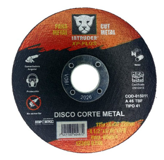 Imagen de DISCO INTRUDER XP-PLUS 9" X 5/64" 015013