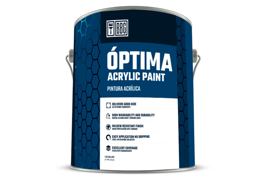 Imagen de BBG OPTIMA ACRILICA MATE GALON