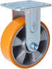 Imagen de RUEDA FIJA 6 X 2" POLIURETANO/AMARILLO CAPACIDAD 360kg