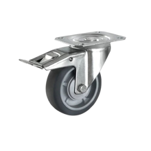 Imagen de RUEDA GIRATORIA CON FRENO 3 X 1 1/4 CAPACIDAD 100KG