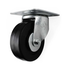 Imagen de RUEDA GIRATORIA HULE DURO 2 1/2" X 1 1/4" CAPACIDAD 90K