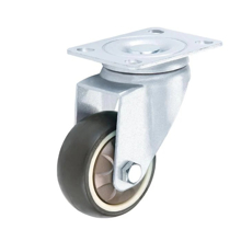 Imagen de RUEDA GIRATORIA PLACA CROMADA 1" HULE TERMOPLASTICO CAPACIDAD 11KG