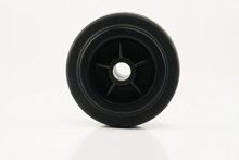 Imagen de RUEDA SOLA 6" DE GOMA NEGRA CAPACIDAD 145KG