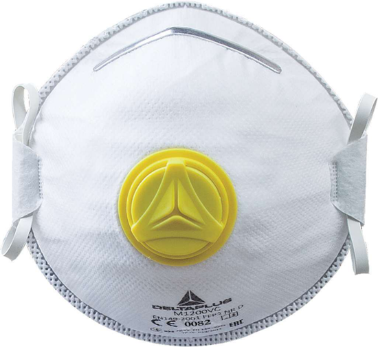Imagen de MASCARILLA DESECHABLE CON VALVULA DELTAPLUS N95