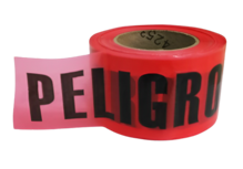 Imagen de BANDA DE ADVERTENCIA "PELIGRO" 305MTS ROJA
