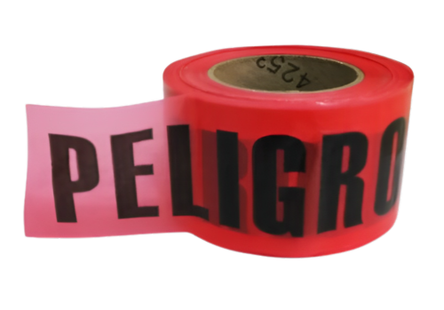 Imagen de BANDA DE ADVERTENCIA "PELIGRO" 305MTS ROJA